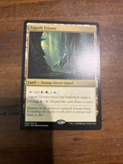 Zagoth Triome - IKO - NM - MTG Triome Land - Ikoria - Magic The Gathering EDH NM - Image 1