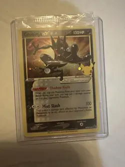 Pokemon Greninja Gold Star Promo SWSH144 Celebrations ETB Promo Factory Sealed  - Image 1