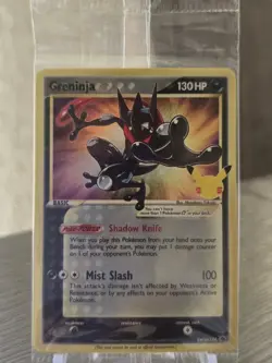 Pokemon Greninja Gold Star Promo SWSH144 Celebrations ETB Promo Factory Sealed - Image 1