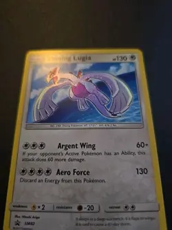 NM 2017 Pokemon Sun & Moon Promo SM82 Shining Lugia LP Black Star Promo NM! - Image 2