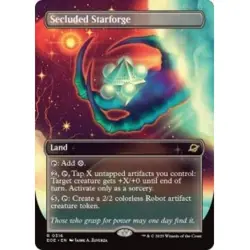 PRESALE SECLUDED STARFORGE (BORDERLESS) X4 Edge Of Eternities EOE Magic MTG CARD - Image 1