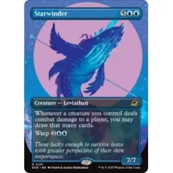 PRESALE STARWINDER (291) (BORDERLESS) X4 Edge Of Eternities EOE Magic MTG CARD - Image 1