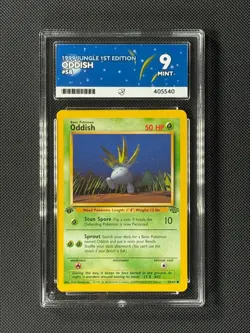 ACE 9 Oddish 58/64 1st Edition Pokémon Card Jungle Regular WOTC Common MINT - Image 1
