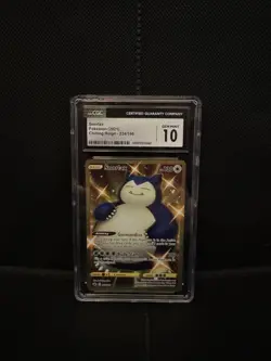 Pokemon 2021 Chilling Reign Gold Secret Rare Snorlax Card CGC 10 224/198 - Image 1