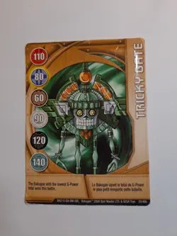 Bakugan Metal Card Tricky Gate BA215 2008 20/48b - Image 1