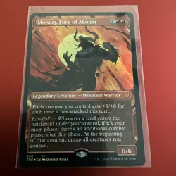 Zendikar Rising MTG Showcase Foil Moraug, Fury of Akoum Magic - Image 1