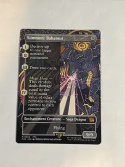 MTG Final Fantasy Summon: Bahamut Borderless 0356 Non-Foil Mythic - Image 1