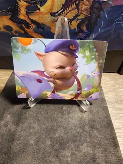 Delivery Moogle (Gold Stamped) 1/53 Art Card MTG Final Fantasy Art Series - Image 1
