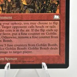 MTG Goblin Bomb (Weatherlight) Magic the Gathering Enchantment Card NM - Image 4