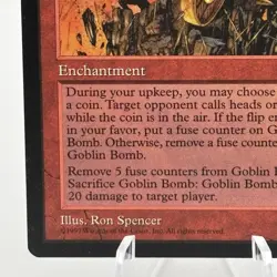 MTG Goblin Bomb (Weatherlight) Magic the Gathering Enchantment Card NM - Image 5