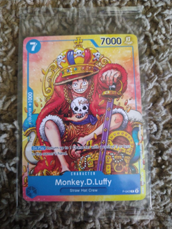 RARE Monkey D. Luffy P-043 Promo Card One Piece NYCC Comic Con Sealed! - Image 1