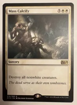 MTG Mass Calcify LP Magic 2015 M15 - Image 1