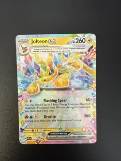 Pokémon TCG Jolteon EX Prismatic Evolutions Card 030/131 Mint Condition - Image 1