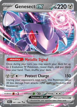 Genesect ex 67/086 | Near Mint HOLOFOIL | SV: Black Bolt Pokemon TCG - Image 2