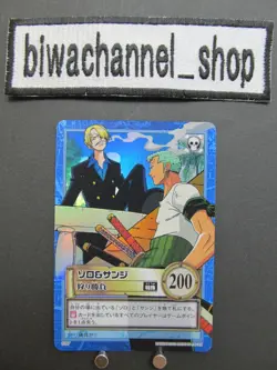 2001 One Piece Card CHB Zoro & Sanji S97 "Foil" Carddass Hyper Battle GLC1 - Image 1