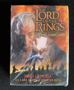2002 Lord Of The Rings Gandalf 63 Card Starter Deck Mines of Moria Decipher - Image 1