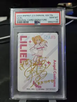 2.5 Dimensional Seduction Ririsa Amano Signed card PSA 10 - Image 1