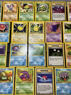 (30) Pokemon Non Holo Card VTG 1ST EDITION 1999 Lot GENGAR PIKACHU GYM SLOWBRO - Image 7