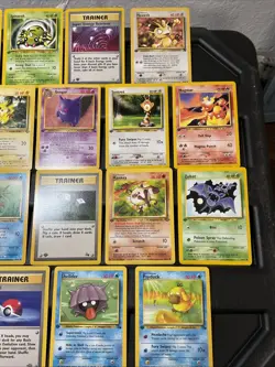 (30) Pokemon Non Holo Card VTG 1ST EDITION 1999 Lot GENGAR PIKACHU GYM SLOWBRO - Image 8