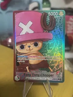 Tony Tony Chopper Alternate Alt Art OP08-001  ONE PIECE Card Game TCG NM ENGLISH - Image 1