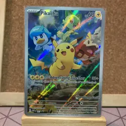 Pikachu SVP 027 Pokemon Center Stamped Promo Exclusive Pokemon Card Near Mint - Image 1
