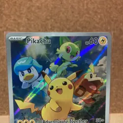 Pikachu SVP 027 Pokemon Center Stamped Promo Exclusive Pokemon Card Near Mint - Image 2