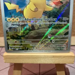 Pikachu SVP 027 Pokemon Center Stamped Promo Exclusive Pokemon Card Near Mint - Image 9