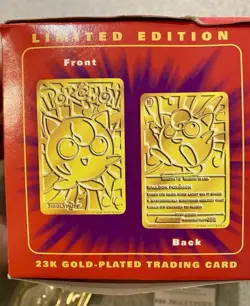 Pokemon 1999 Jigglypuff BK 23k Gold Plated Trading Card with Red Box - Image 3