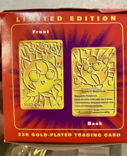 Pokemon 1999 Jigglypuff BK 23k Gold Plated Trading Card with Red Box - Image 8