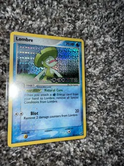2005 Pokemon EX Deoxys Lombre #34 Reverse Holo - Vintage Stamped Pokemon Card! - Image 1