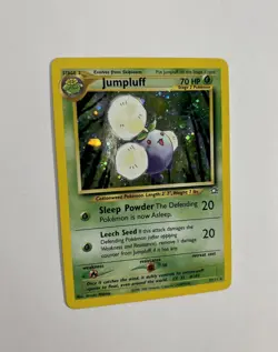 2001 Neo Genesis Jumpluff Holo 7/111 Rare WOTC Pokemon Card TCG NM Mint *Swirl!* - Image 2