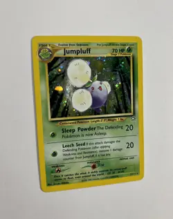 2001 Neo Genesis Jumpluff Holo 7/111 Rare WOTC Pokemon Card TCG NM Mint *Swirl!* - Image 7