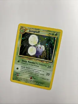 2001 Neo Genesis Jumpluff Holo 7/111 Rare WOTC Pokemon Card TCG NM Mint *Swirl!* - Image 8