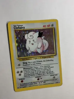 2x 1999 Base Set Holo Machamp 8/102 + Clefairy 5/102 WOTC Pokemon Card TCG Lot! - Image 4