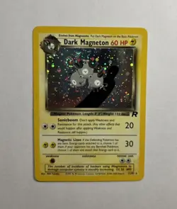 Team Rocket Dark Magneton Holo #11/82 Rare WOTC Pokémon Card TCG NM Mint *SWIRL* - Image 5