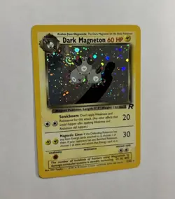 Team Rocket Dark Magneton Holo #11/82 Rare WOTC Pokémon Card TCG NM Mint *SWIRL* - Image 6