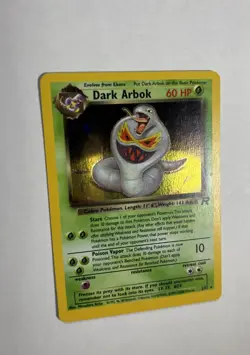 2000 Team Rocket Dark Arbok Holo 2/82 Rare WOTC Pokémon Card TCG NM Mint *SWIRL* - Image 4