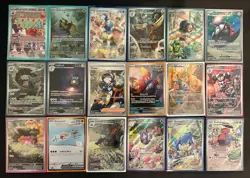 Pokemon TCG Illustration Rare Lot of 18 Cards - Scarlet & Violet IR Lot C - Image 4