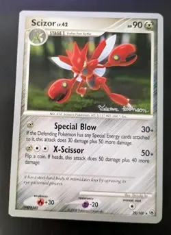 Scizor LV.42 29/100 World Championship Pokemon Card Pokemon Trading Card Game NM - Image 1