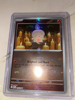 Litwick (Poke Ball Pattern) 016/086 White Flare Holo (English) Card NM - Image 4
