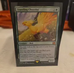 Traveling Chocobo Final Fantasy MTG card (non-foil) - Image 2