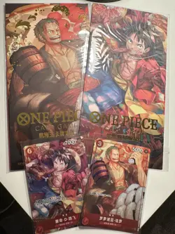 One Piece Card Game China Exclusive Zoro + Luffy New Year Red Packet Promo - Image 2