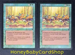 MTG Legends 1994 Elven Riders NM x 2 Cards LEG Rare Old School 93/94 - Image 2