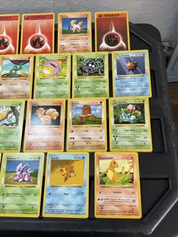 (30) Pokemon Non Holo Card VTG 1ST EDITION 1999 ALL Shadowless Charmander Machop - Image 8