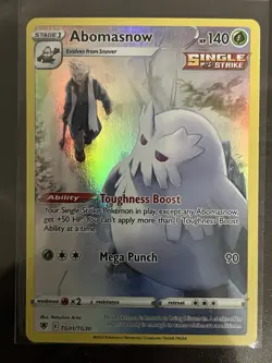 Abomasnow TG01/TG30 Astral Radiance Trainer Gallery NM Ultra Rare Pokemon Card - Image 1