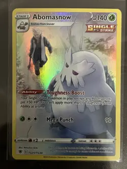 Abomasnow TG01/TG30 Astral Radiance Trainer Gallery NM Ultra Rare Pokemon Card - Image 3