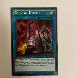 Card of Demise LCKC-EN029 Legendary Collection Kaiba 1st Edition - Image 1