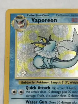 Vaporeon - 12/64 - Pokemon Jungle Unlimited Holo Rare Card WOTC HP/Damaged - Image 12