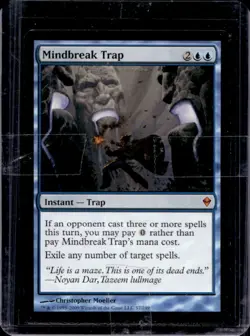 2009 Magic The Gathering Mindbreak Trap Zendikar Mythic Rare 57/249 - Image 3