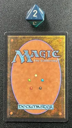 MTG City of Brass Arabian Nights English Lightly Played - Image 2